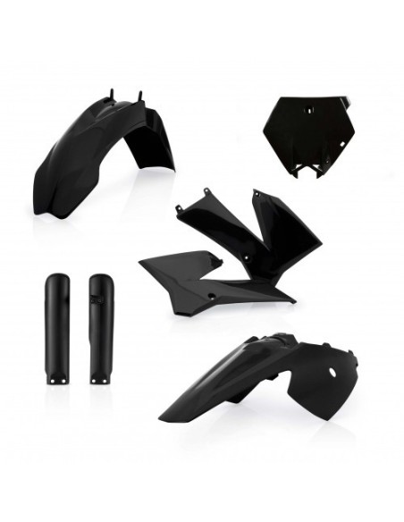 kit de plasticos acerbis 0016374 090 negro para ktm sx 85 2006 2012