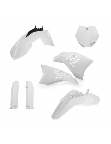 kit de plasticos acerbis 0016554 030 blanco para ktm sx 65 2012 2015