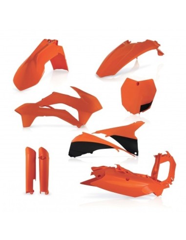 kit de plasticos acerbis 0016874 010 naranja para ktm sx y sx f 2013 2014