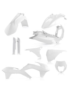kit de plasticos acerbis 0017204 030 blanco para ktm exc y exc f 2014 2015