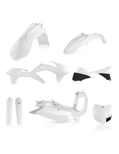 kit de plasticos acerbis 0017843 030 blanco para ktm sx y sx f 2015 2016