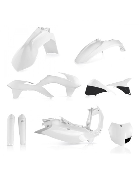 kit de plasticos acerbis 0017843 030 blanco para ktm sx y sx f 2015 2016