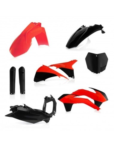 kit de plasticos acerbis 0017844 090 negro para ktm sx 85 2015 2017