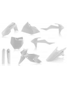 kit de plasticos acerbis 0021741 030 blanco para ktm sx y sx f 2016 2018