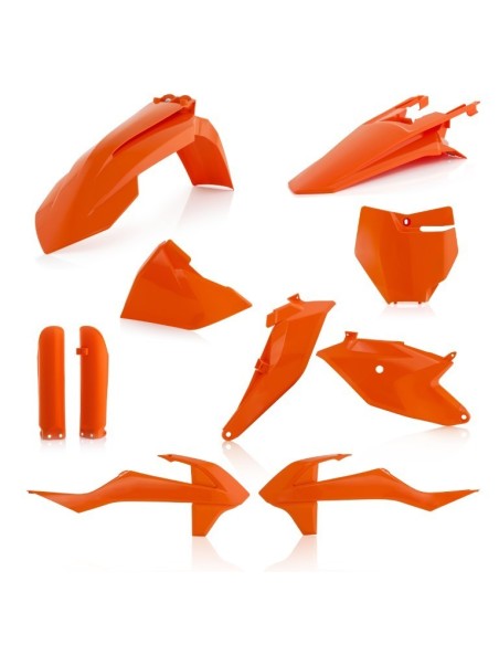 kit de plasticos acerbis 0022933 011 016 naranja para ktm sx 85 2018 2024