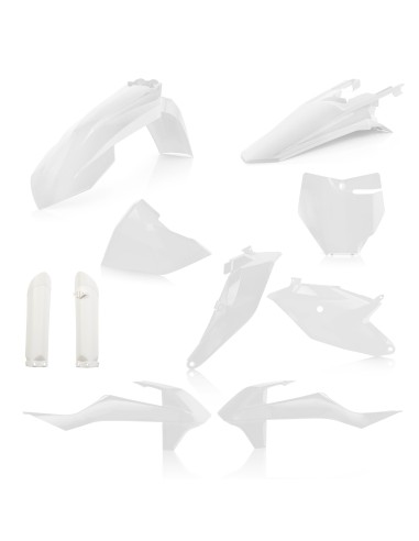 kit de plasticos acerbis 0022933 030 blanco para ktm sx 85 2018 2024