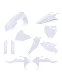kit de plasticos acerbis 0022933 031 blanco 2 para ktm sx 85 2018 2024 2