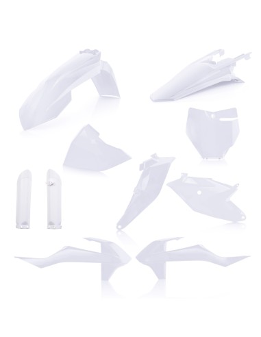 kit de plasticos acerbis 0022933 031 blanco 2 para ktm sx 85 2018 2024