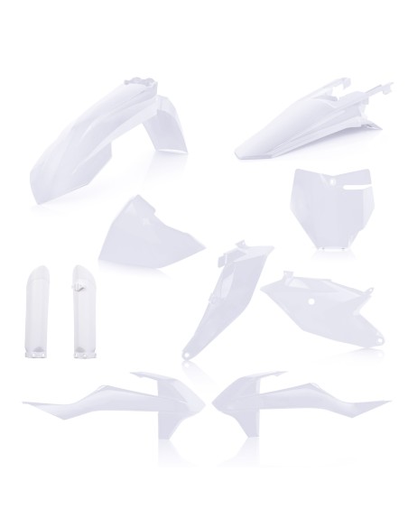 kit de plasticos acerbis 0022933 031 blanco 2 para ktm sx 85 2018 2024