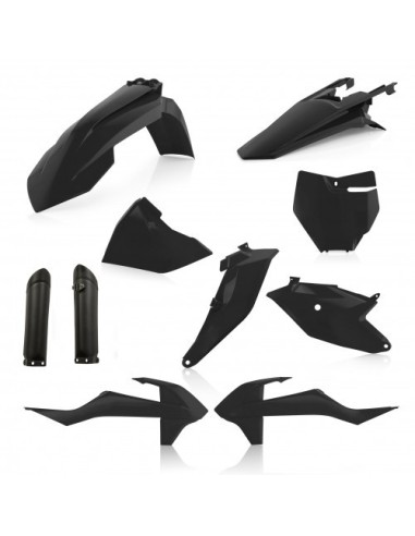 kit de plasticos acerbis 0022933 090 negro para ktm sx 85 2018 2024
