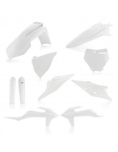 kit de plasticos acerbis 0023479 030 blanco para ktm sx y sx f 2019 2022