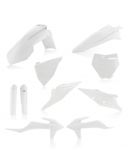 kit de plasticos acerbis 0023479 030 blanco para ktm sx y sx f 2019 2022