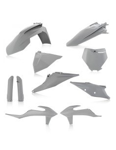 kit de plasticos acerbis 0023479 070a 4 gris para ktm sx y sx f 2019 2022