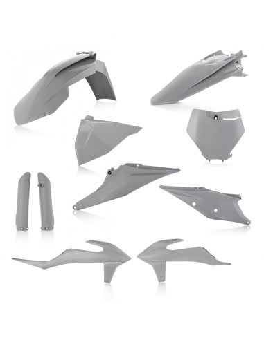 kit de plasticos acerbis 0023479 070a 4 gris para ktm sx y sx f 2019 2022