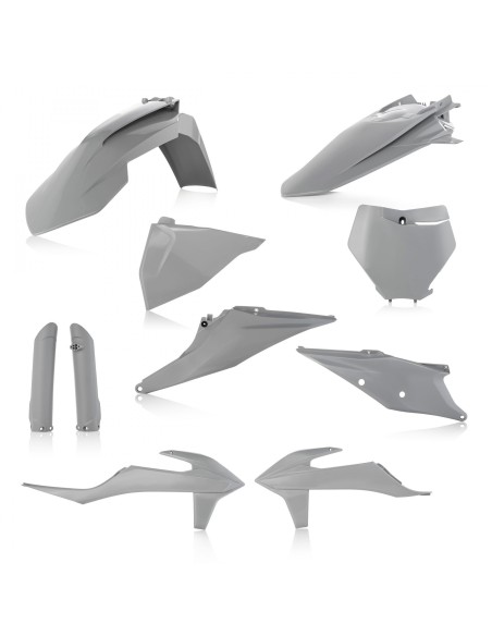 kit de plasticos acerbis 0023479 070a 4 gris para ktm sx y sx f 2019 2022