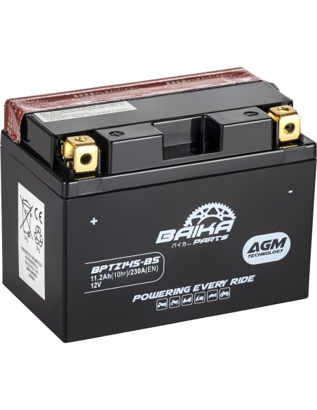 bateria moto agm baika parts ytz14sbs