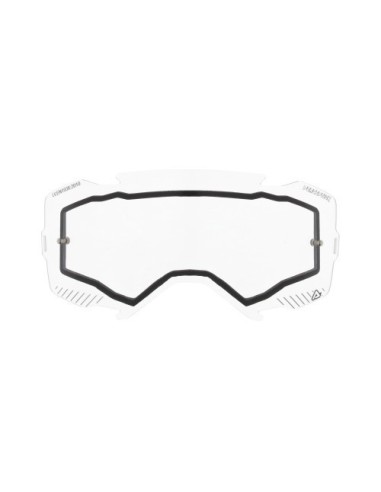 doble lente acerbis vortex 0027790 120 transparente antivaho para gafas off road