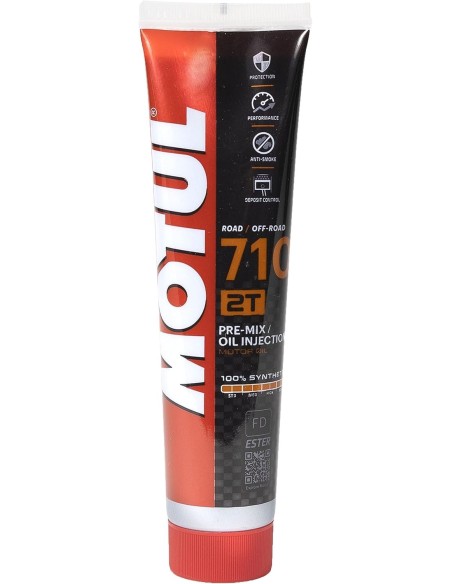 aceite 2t motul 115003 710 sintetico 125 ml