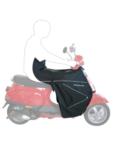 cubrepiernas bagster boomerang para moto piaggio vespa lx 50 125 150 2002 2013 7515cb