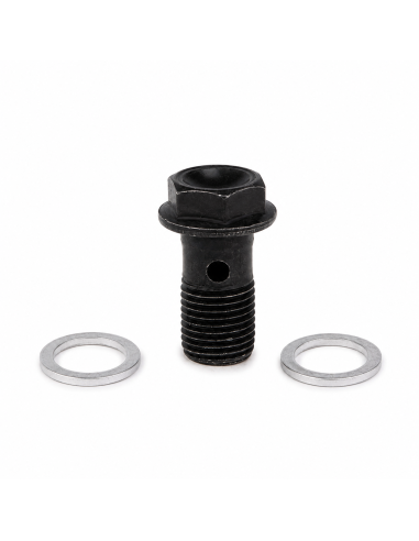 Tornillo latiguillo Brembo rosca 10x1 corto con arandelas