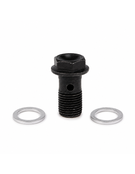 Tornillo latiguillo Brembo rosca 10x1 corto con arandelas
