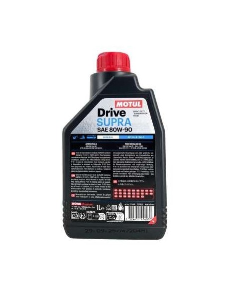 aceite de transmision motul drive supra 80w90 gl 4 gl 5 1l 114460