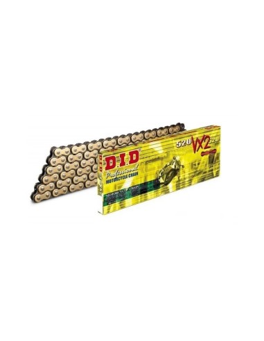 cadena de transmision did 520 vx2 g b 110 pasos x ring con remache 28031107z