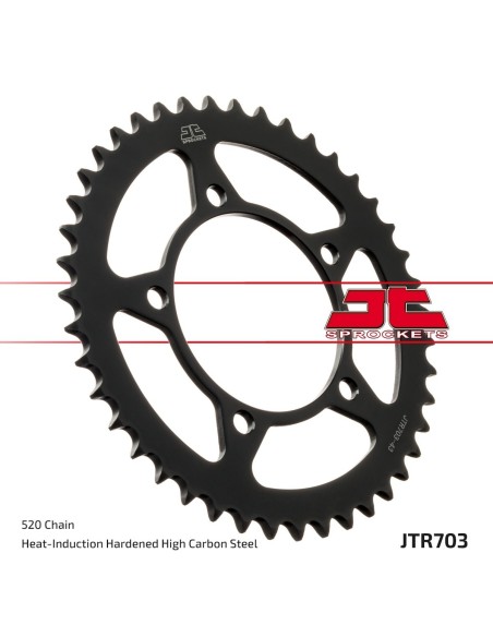Kit de transmisión Aprilia Tuareg 660 moderna JT Sprockets 15/42 y cadena Regina ZRE 520