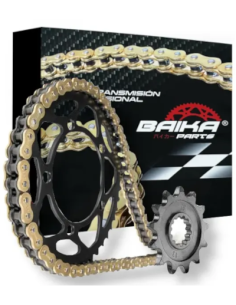 Kit de transmisión Yamaha YBR 125 2007-2014 JT Sprockets 14/45 con cadena Regina 420 120 pasos