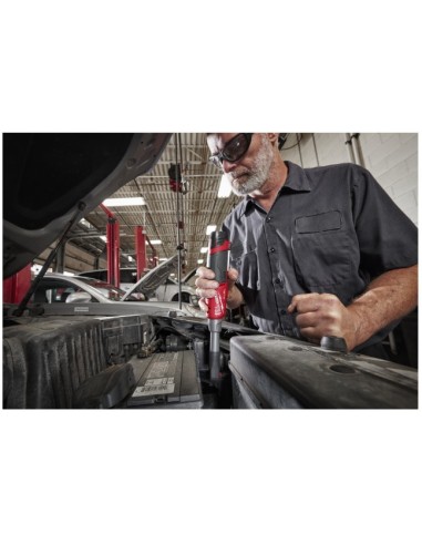 llave de carraca milwaukee alta velocidad de cuello largo m12 fuel fhir14lr 4933480790