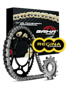 Kit de transmisión BMW F 700 GS 2013-2018 JT Sprockets 17/42 con cadena Regina ZRA 525 116 pasos