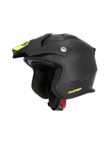 casco acerbis jet aria 22 06 negro con visor integrado talla m
