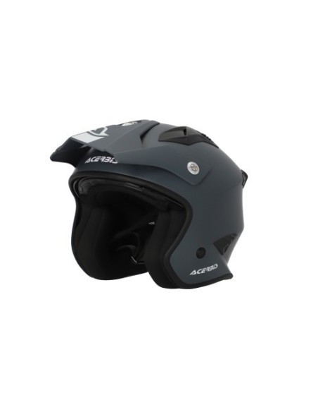 casco acerbis jet aria color gris talla s 0025055 070