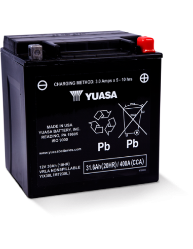 Batería Yuasa YIX30L-BS Alto Rendimiento