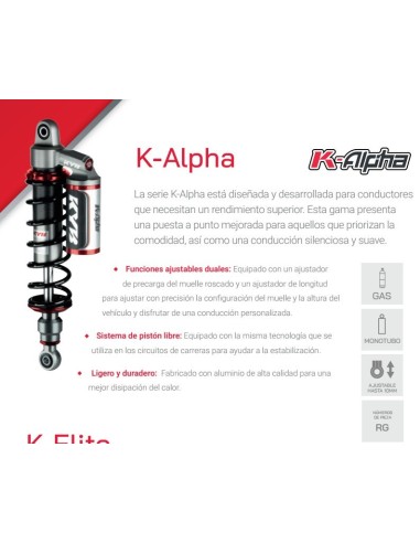 pareja de amortiguadores traseros kayaba k alpha rg2 1001 4 para yamaha xmax 300 20