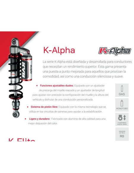pareja de amortiguadores traseros kayaba k alpha rg2 1001 4 para yamaha xmax 300 20
