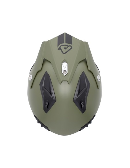 casco acerbis jet aria 22 06 verde militar mate talla l