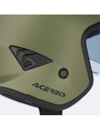 casco acerbis jet aria 22 06 verde militar mate talla l