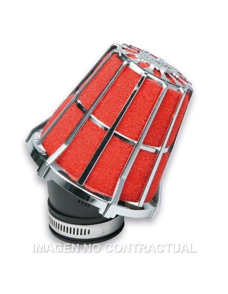 filtro potencia e5 cromado s caja carburador phva 047593k0