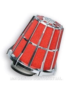 filtro aire c caja cromada carburador phbl malossi jog 047729k0