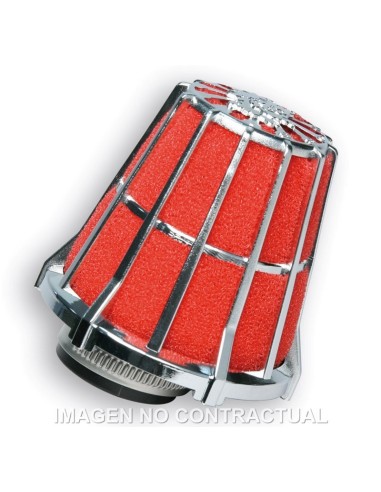 filtro aire c caja cromada carburador phbl malossi jog 047729k0