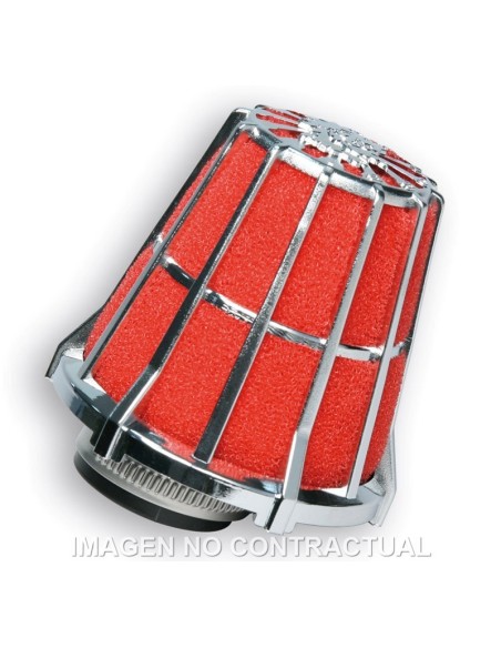 filtro aire c caja cromada carburador phbl malossi jog 047729k0