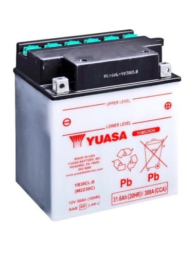 Batería Yuasa YB30CL-B Convencional