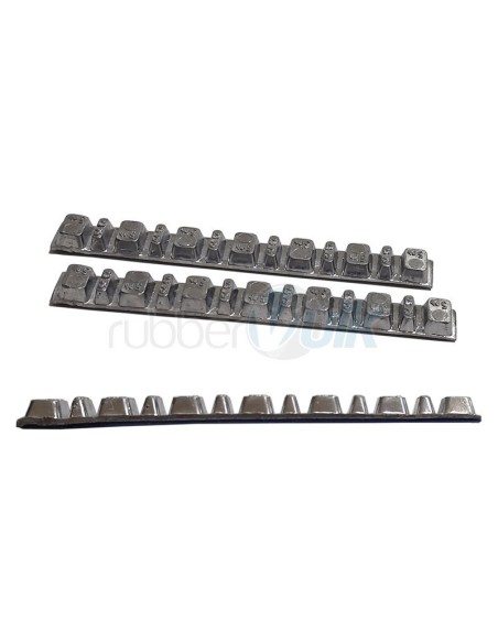 tira de plomos para equilibrado rueda moto hoffmann 50g 5 2 5 caja 25