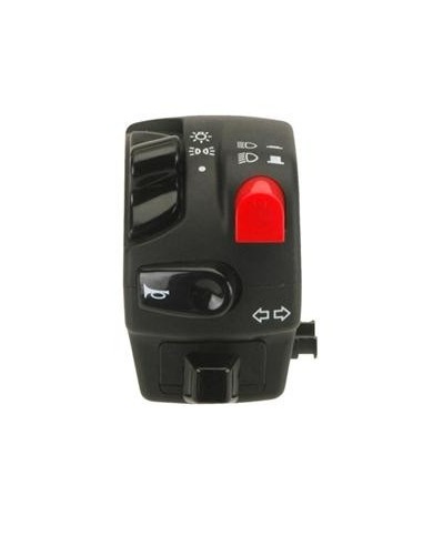 mando electrico domino serie 9a izquierdo negro 0068aa 9a 04 04