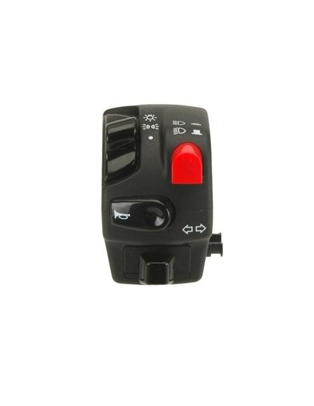 mando electrico domino serie 9a izquierdo negro 0068aa 9a 04 04
