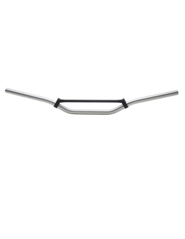 manillar de domino aluminio pliegue medio plateado 0378 32 14 04