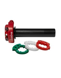 acelerador rapido domino xm2 rojo sin punos 22 mm push pull con poleas