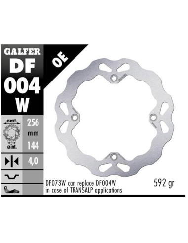 disco freno moto galfer wave fijo 220x4mm df004w
