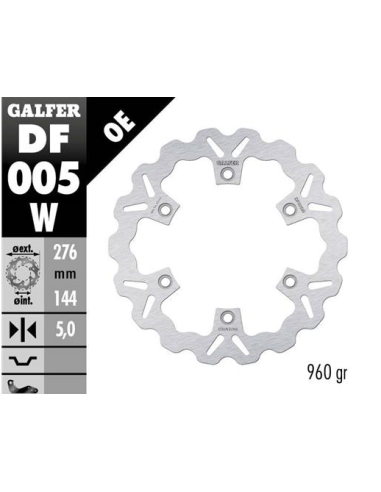 disco freno moto galfer wave fijo 276x5mm df005w